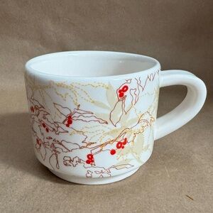 Starbucks 2009 Coffee Bean Plant 10oz/295ml Coffee Mug.